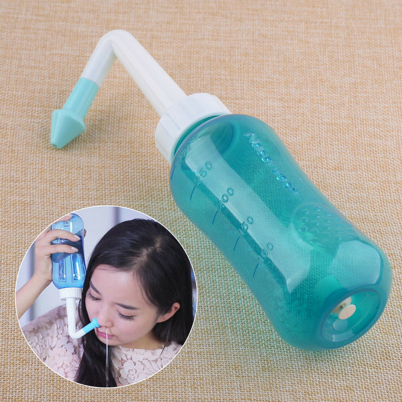 Nose Wash Clean Sinus Allergies Relief Nasal Pressure Neti Pot Adults Child Kids