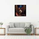 5D DIY Full Drill Diamond Painting Eagle Flag Cross Stitch Embroidery Kit