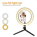 USB Powered LED Selfie Ring Light Live Studio Photography Phone Fill Lamp