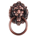 Dresser Drawer Cabinet Door Ring Lion Head Pull Handle Knob 10pcs