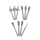 10pcs 3 mm 1/8" Mini Shank HSS Titanium Router Bits Rotary Tool Set â„–[