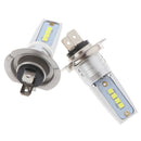 1Pair H7 LED headlight conversion kit COB bulb 110W 20800LM white low beam bul3C