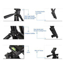 Professional Tripod Selfie Stick 4-Sections Bluetooth Remote for Gopro