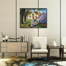 Full Round Drill 5D DIY Diamond Painting House Wall Picture Mosaic (B123)