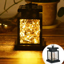 Solar Powered Lantern Hanging LED Light Waterproof Outdoor Landscape Lamp Garden