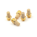 5Pcs Solenoid components Valve Pneumatic Filter Noise Silencer 1/4" PT Thread M&
