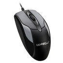 Warwolf Wired USB Keyboard & Mouse Set Plug Play for Desktop Computer Laptop