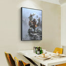 Diamond Painting Old Man on Dragon 5D Full Round Rhinestone Picture 30x40cm