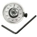 Adjustable 1/2'' Drive Angle Gauge Torque Wrench Meter Measurer Car Garage Tool