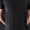 Men's Rib Protector Padded Vest Compression Shirt Training Vest with 3-Pad fN6O8