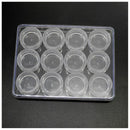 12pcs/set Contact Lens Case Holder Storage Box Outdoor Travel P3S7