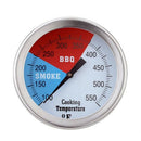 3X(Thermometer Handheld Analog Stainless Steel Bbq Smoker Pit Grill Thermom