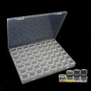 56 Grids Diamond Storage Box, Small Clear Plastic Bead Containers for Jewelry