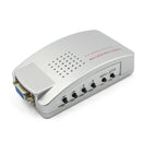 New NTSC PAL VGA to TV AV RCA Signal Adapter Converter Video Box for Laptop  Z