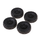 4Pcs 1/12 Scale RC Car Speed  Rubber Tyres Wheel for D90 MN90 MN91