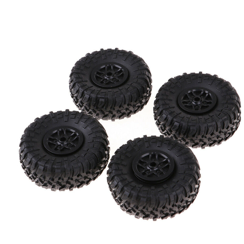 4Pcs 1/12 Scale RC Car Speed  Rubber Tyres Wheel for D90 MN90 MN91