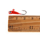 4Pcs/Lot Banana Shaped Mini Lead Fish Jigging Hooks Lure Ice Fishing Bait I N7H1