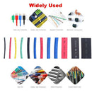 815 Pieces Heat Shrink Tubing 2:1 Electrical Wire Cable Insulation Tube Ass