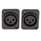 MagiDeal XLR Socket, 3-pin Plug And Socket For Housing Mounting Chassis