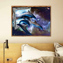5D DIY Full Drill Diamond Painting Cross Stitch Embroidery Kit (Fish08)