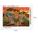 5D DIY Diamond Painting Forest Animals Cross Stitch Embroidery Rhinestones