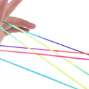 Kids rainbow Colour Fumble Finger Thread Rope String Game Developmental ToyJ Gw