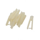 6pcs 2mm Dia Push Rod RC Plane Boat Car Rudder Servo Nylon Clevis Clip Whit Z4E2