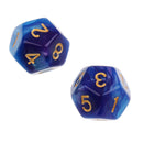 10pcs 12 Sided Dice D12 Polyhedral Dice for Dungeons and Dragons Table Games