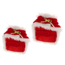 2x Dog & Cat Costumes For Christmas And Holidays, Party Red Cloak