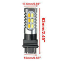 2x 3157 Dual-Color Switchback 22SMD 5630 LED Bulbs Car Turn Signal Light