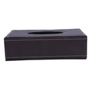 Portable Leather Rectangular Tissue Cover Box Holders Case Pumping Paper Ho