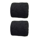2pcs Medical Self-adhesive Bandage Non-woven Wrap Tape for Knee (Black)