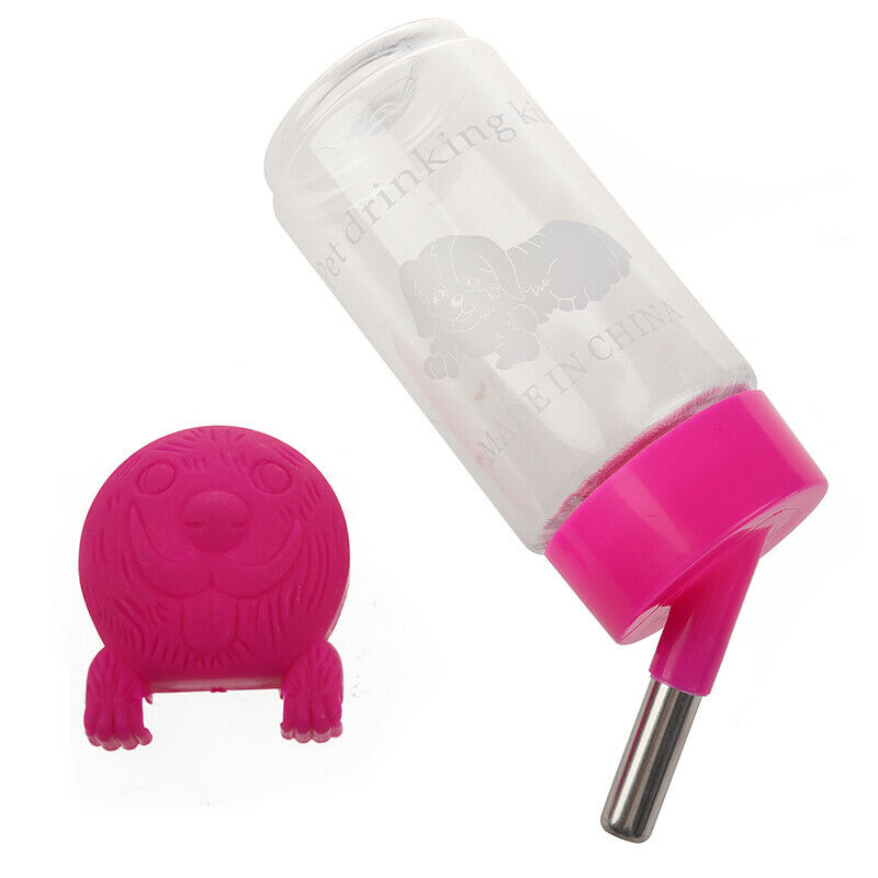 Hanging Water Bottle Dispenser Auto Water Feeder for Pets Dogs Rabbits Cats I5Z8