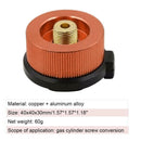 Outdoor Stove Converter Conversion Head Long Tank to Card ottle Adapter
