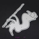 Witch Halloween Metal Cutting Dies Stencil Decor Embossing DIY Craft Frame