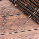 Statement Punk Rock Metal Chain Necklace Simple Choker Hip hop Men JewelryGift3C