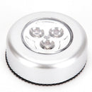 Round 3 LED Battery Powered on/off self-stick Touch Light night light ClickLamSP