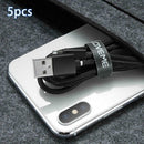 Floveme 5pcs 14cm Cable Organizer Belts Earphone USB Management Wire Winder