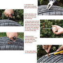 8pc Car Tubeless Tyre Tire Puncture Repair Plug Repair Needle Fix Tool Z4J3