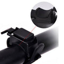 Bright USB Led Bicycle Front Light Horn 250 Lumens Bike Headlight Red