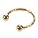 Horseshoe Circular Ring Barbell piercing 16gauge