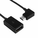Angle Type C OTG Cable, Cable Creation (1 Pack) USB C Male to USB 2.0 A Fem