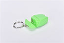 Portable Dental Floss Teeth Clean KeyRing Keychain Travel 15M Random Color S Bj