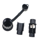 Waterproof  IP68 Power Cable Cord 3 Pin Connector Socket Outdoor Light Plug 12V