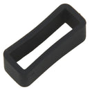 5X(Black Watch Strap Retaining Hoop Loop Rubber Retainer Buckle Holder 20m T8L3)