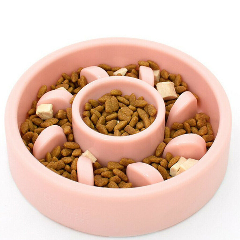 3pcs Pet Dog Slow Feeder Pet Anti-Gulping Bowls Large Dogs Puppy Labrador