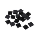 20pcs Aluminum LED/CPU/IC Chip  Sink Cooling Fin Radiator Pad 18x18x5mm