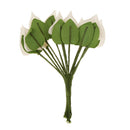 Pack 144 Real Touch Artificial Flower Calla Lily Wedding Home Decor White