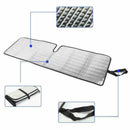 Front Windshield Sun Shade Visor Blocks UV Rays Sunshade For Jeep C6J2 G6W2