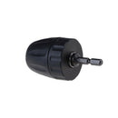 10mm 3/8'' 24UNF Keyless Drill Chuck Converter & 1/4'' Hex Shank Adaptor T ax3C